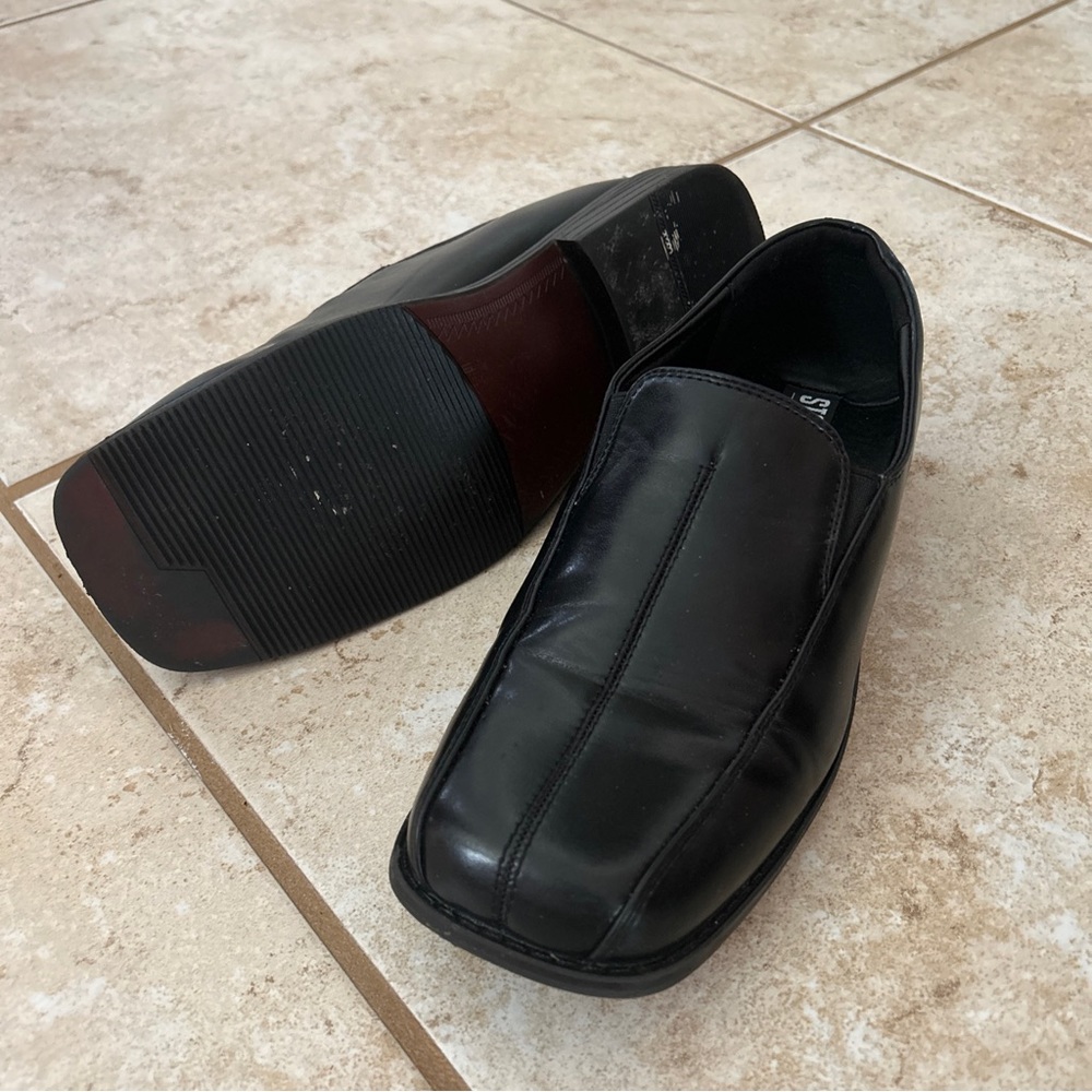 Stacy Adams Men's Square Toe Black Leather Dress Shoes Size 7 M